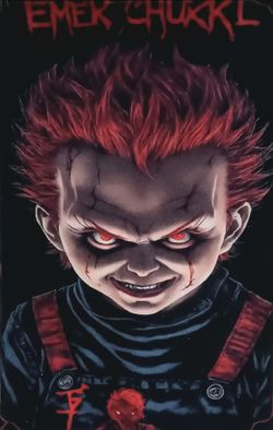 R- EMER-CHUCKY | 24×35 INDOOR AREA RUG | FLOOR MAT | FAN DECOR | WALL ART
