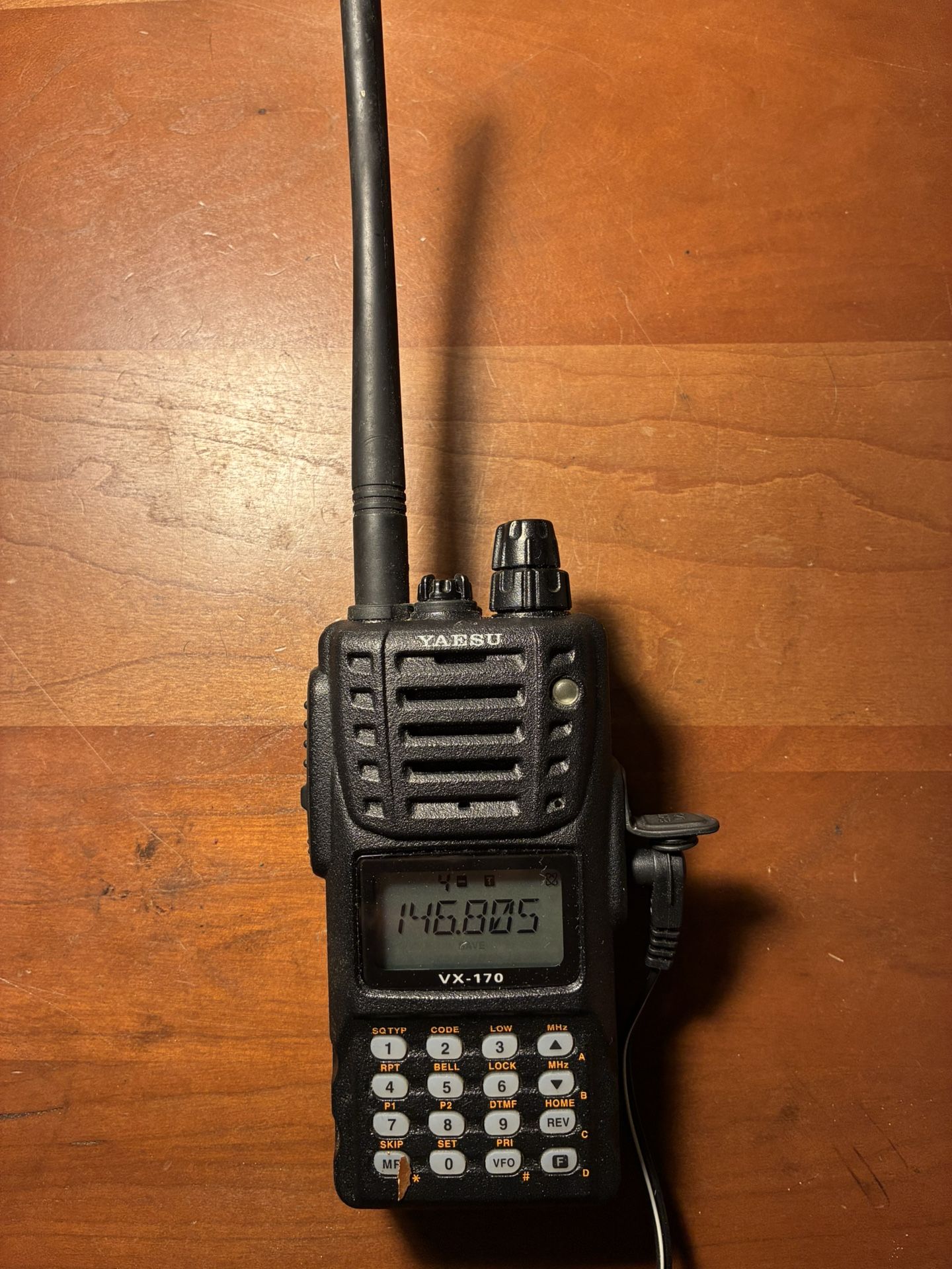 Yaesu Model vx-170 Portable Ham Radio Fully Waterproof