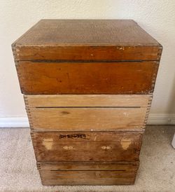 Vintage Wooden Shipping Boxes