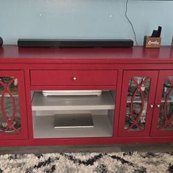 Red table/console