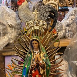 Hermosa Virgen De Guadalupe Hecho En Mexico