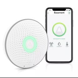 Airthings 2950 Wave Radon - Radon Detector with Humidity & Temperature Sensor