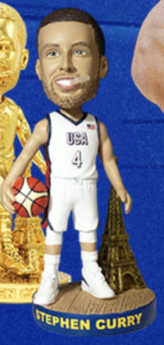 Steph Curry Olympic Bobblehead Golden State Warriors