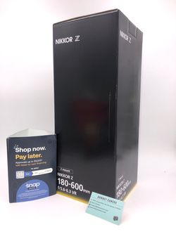 Nikon Z 180-600mm f5.6-6.3 Vr lens