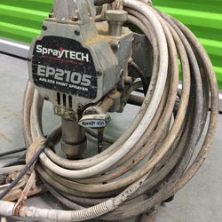 Spray Tech Ep2105 Contractor Airless Paint Sprayer w/ 50 ft Hose and Spray Gun 
