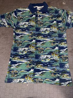 Op Sport Men's Hawaii Fishing Short Sleeve Polo Shirt