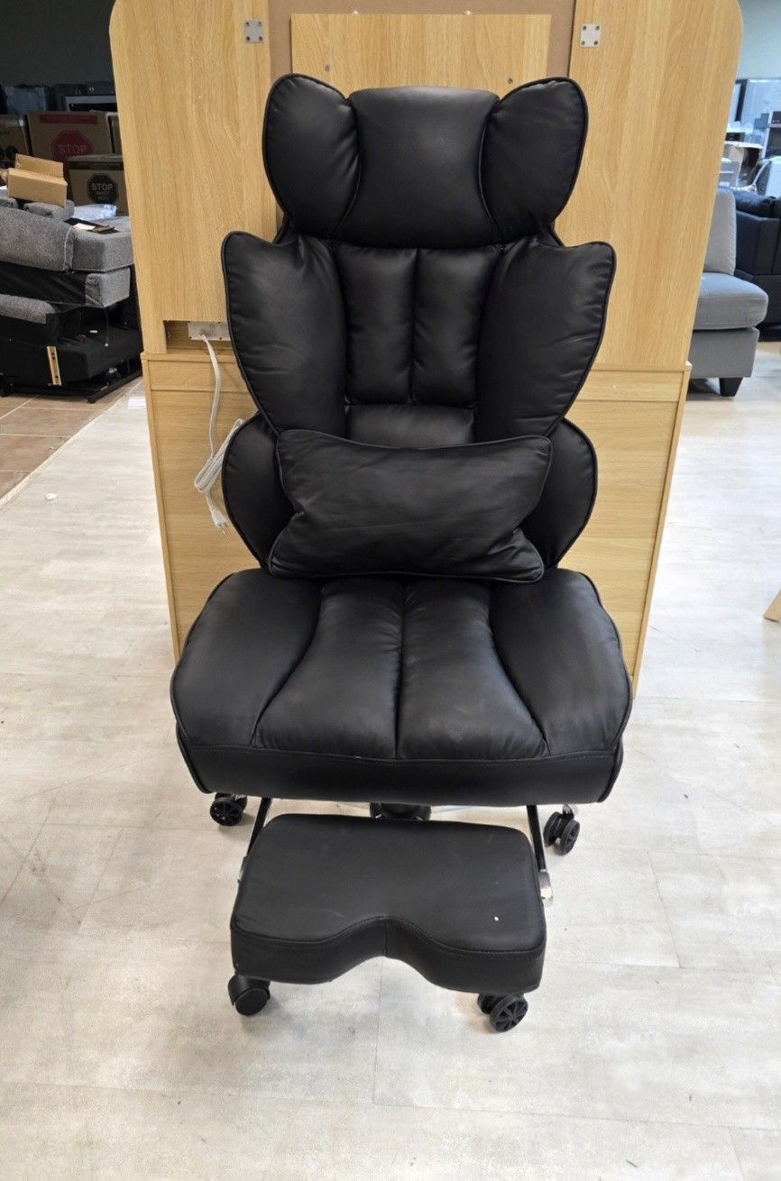 BRAND NEW
Efomao Big and Tall Office Chair, High Back Leather Gaming Chair with Footrest, Executive Ergonomic Office Chair with Lumbar Support,Black