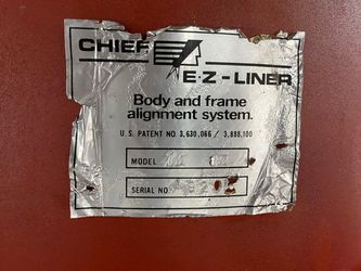 Chief E-Z-Liner Body and Frame Alignment System