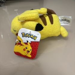 New With Tag Pokemon Pikachu plush sleeping pikachu