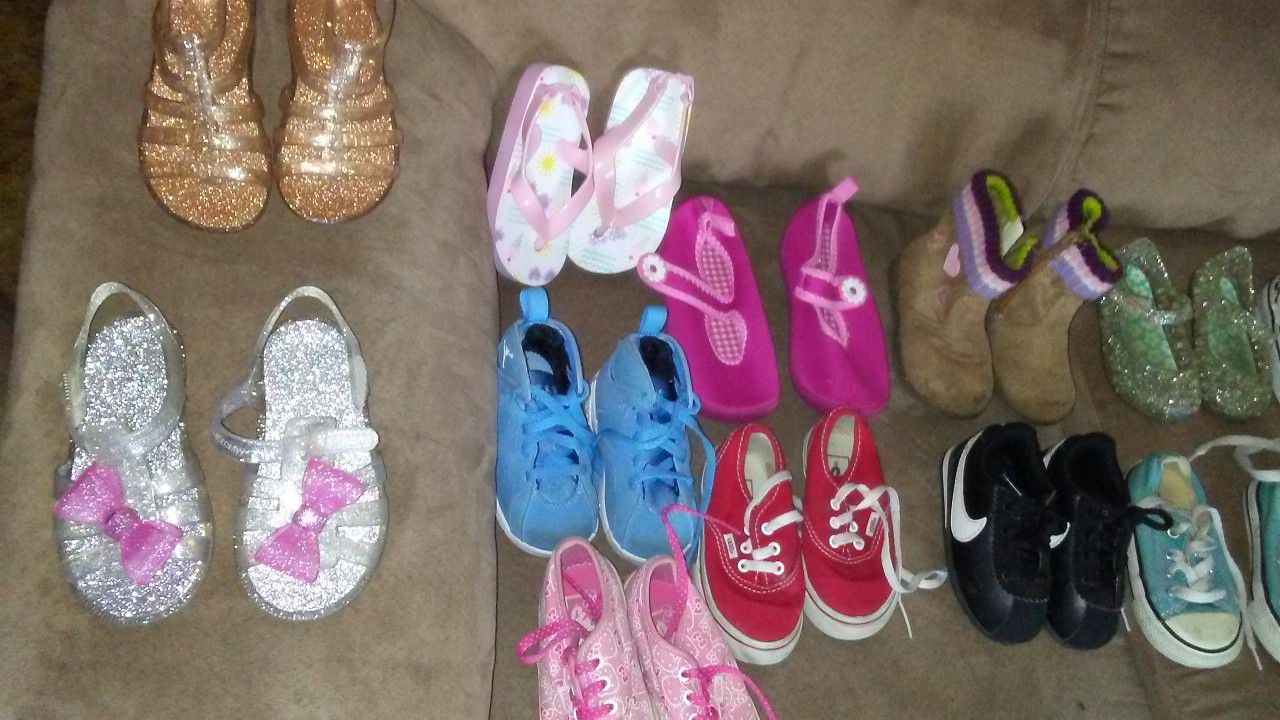 Kids shoes (Koala kids, Old navy, Vans, Nike, Nike air max, Puma Roma, Converse, Place, Jordans
