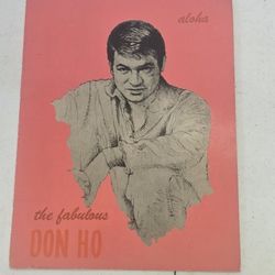  Aloha the fabulous Don Ho concert program.