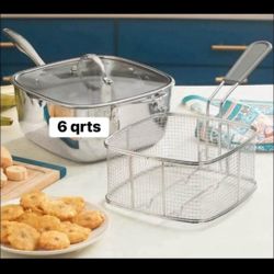 Freidora De 6qt De Princess House Nueva 