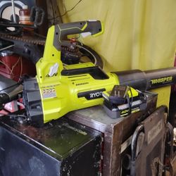 Ryobi Blower Like New Needs New Battery Comes With Charger 