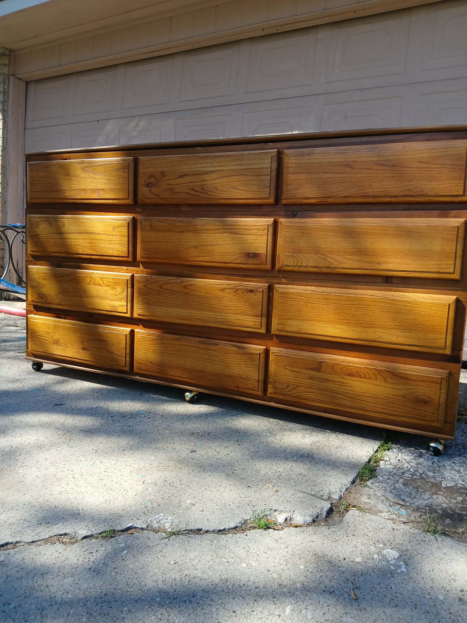 Large 12 drawer console