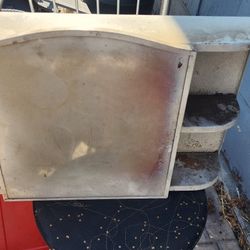 Antique  Bathroom Medicine Cabinet  Metal