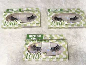loni Halfling Lite Foxy Crisscross False Lashes - Black