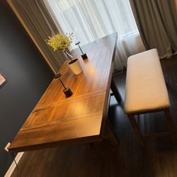 Counter height Table With Bench