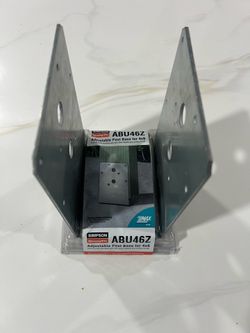 Simpson Strong-Tie ABU ZMAX Galvanized Adjustable Standoff Post Base for 4x6 Nominal Lumber (New)