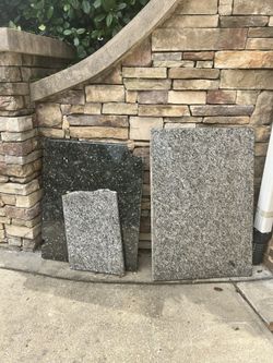Three Granite Slabs