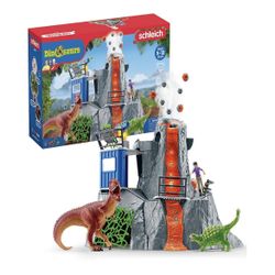 Schleich Dinosaurs Volcano Expedition Base Camp Playset
