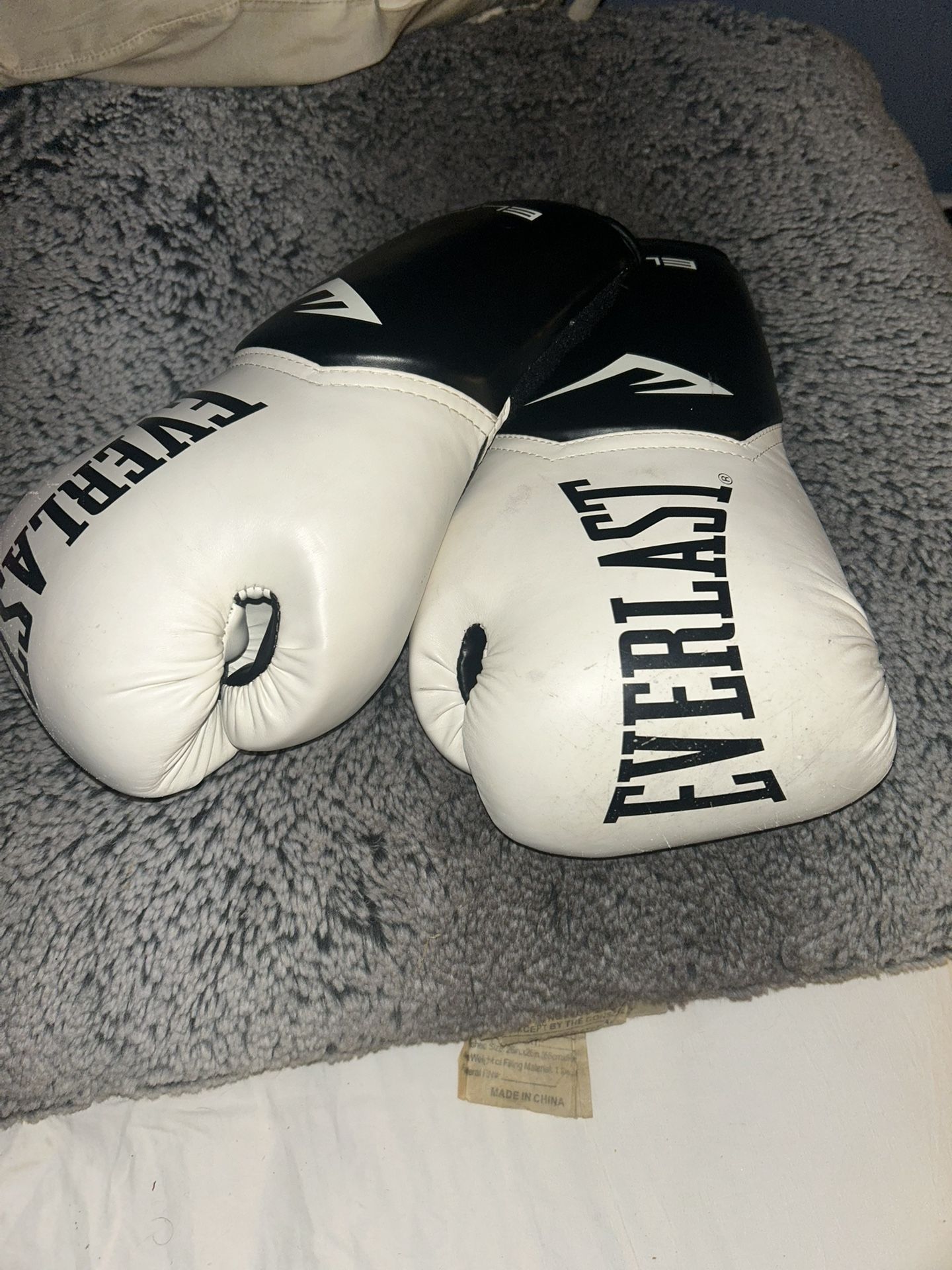 Everlast 12oz Gloves White