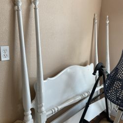White Bed Frame 