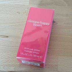 Clinique Happy Heart Perfume 1 oz/30ml Brand New In Box