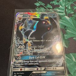 Pokemon Umbreon GX SM36 Black Star Promo Card 2017 Sun & Moon NM