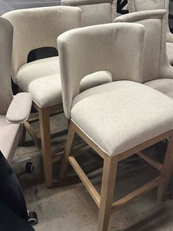 26"H Armless Counter Bar Stools Set of 2