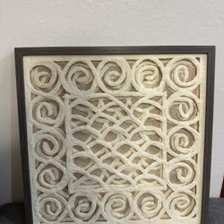 Abstract Rice paper box wall art/painting