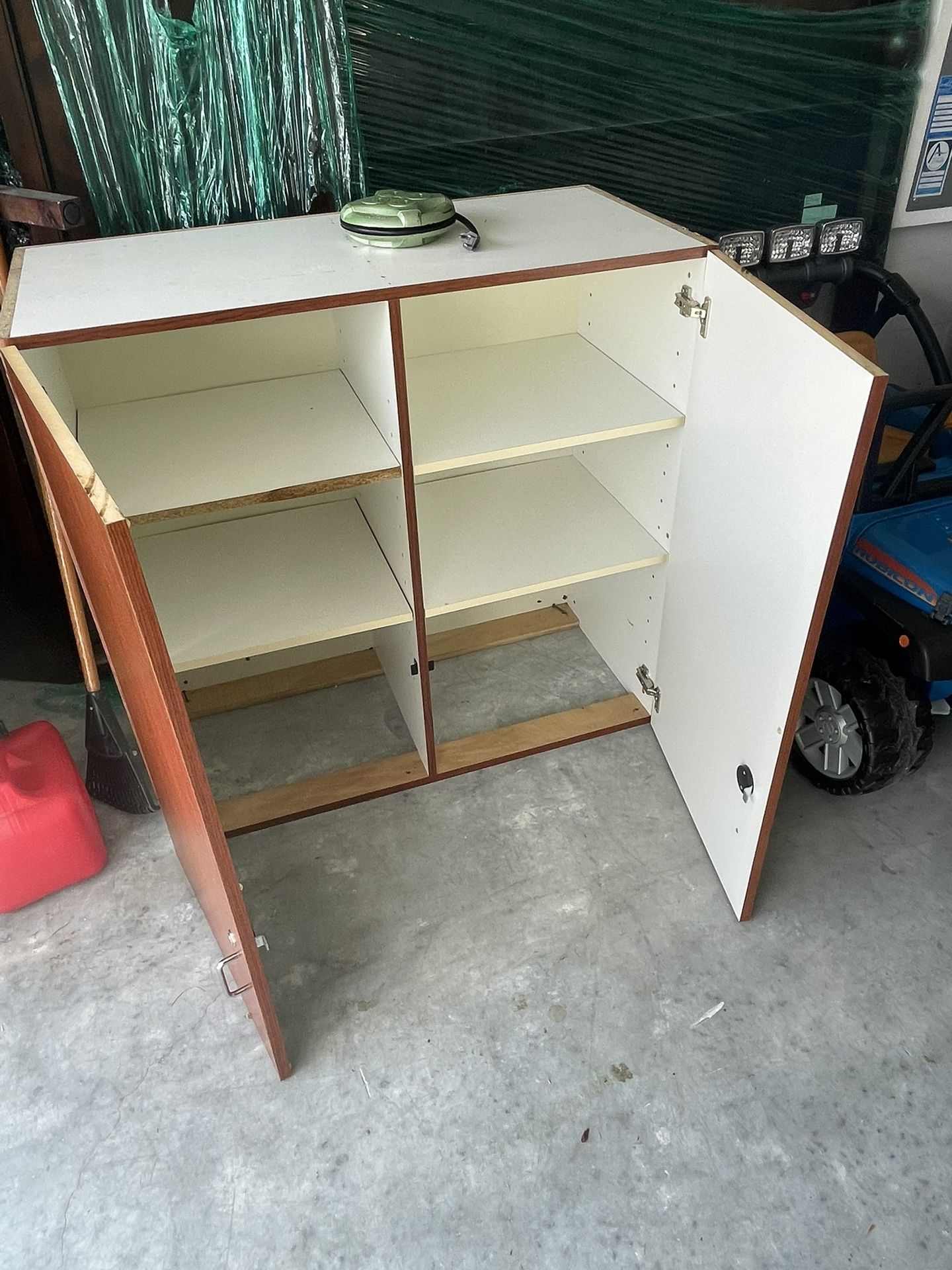 Solid Wood Storage Cabinet 