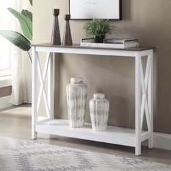Farmhouse Style Entryway Table