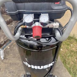 Shop Husky 20 Gal. 200 PSI Oil Free Portable Vertical Electric Air Compressor