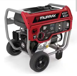 Dual Fuel Portable Generator 6875-Watt Recoil Start Dual with CO Sensor.