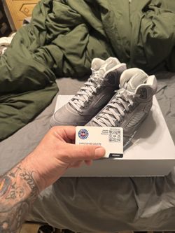 Size 14 Jordan 5 Wolf Grey