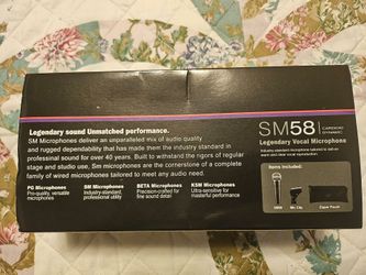 Sm58 microphone