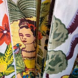 Frida long cotton robe