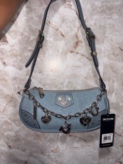Cute Demin True Religion Cross Body Side Bag