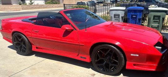 20” black Camaro rims
