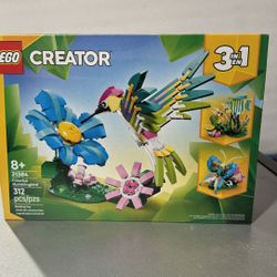 LEGO Creator 3-in-1 Colorful Hummingbird Set #31384 312pieces New/Sealed