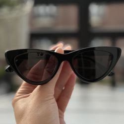 Black Cat Eye Sunglasses 
