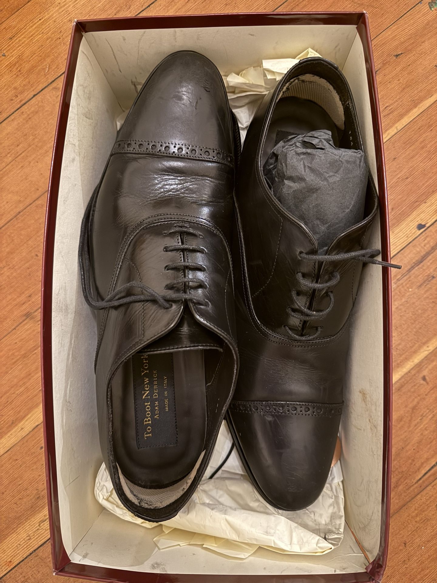 MEN’S DRESS SHOES- ADAM DERRICK ( TO BOOT NEW YORK)