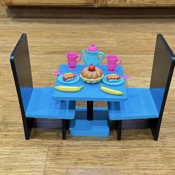 KidKraft Table & Chairs Set for American Girl/Our Generation Dolls