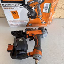 RIDGID Pneumatic 15 Deg. 1-3/4 in. Coil Roofing Nailer
