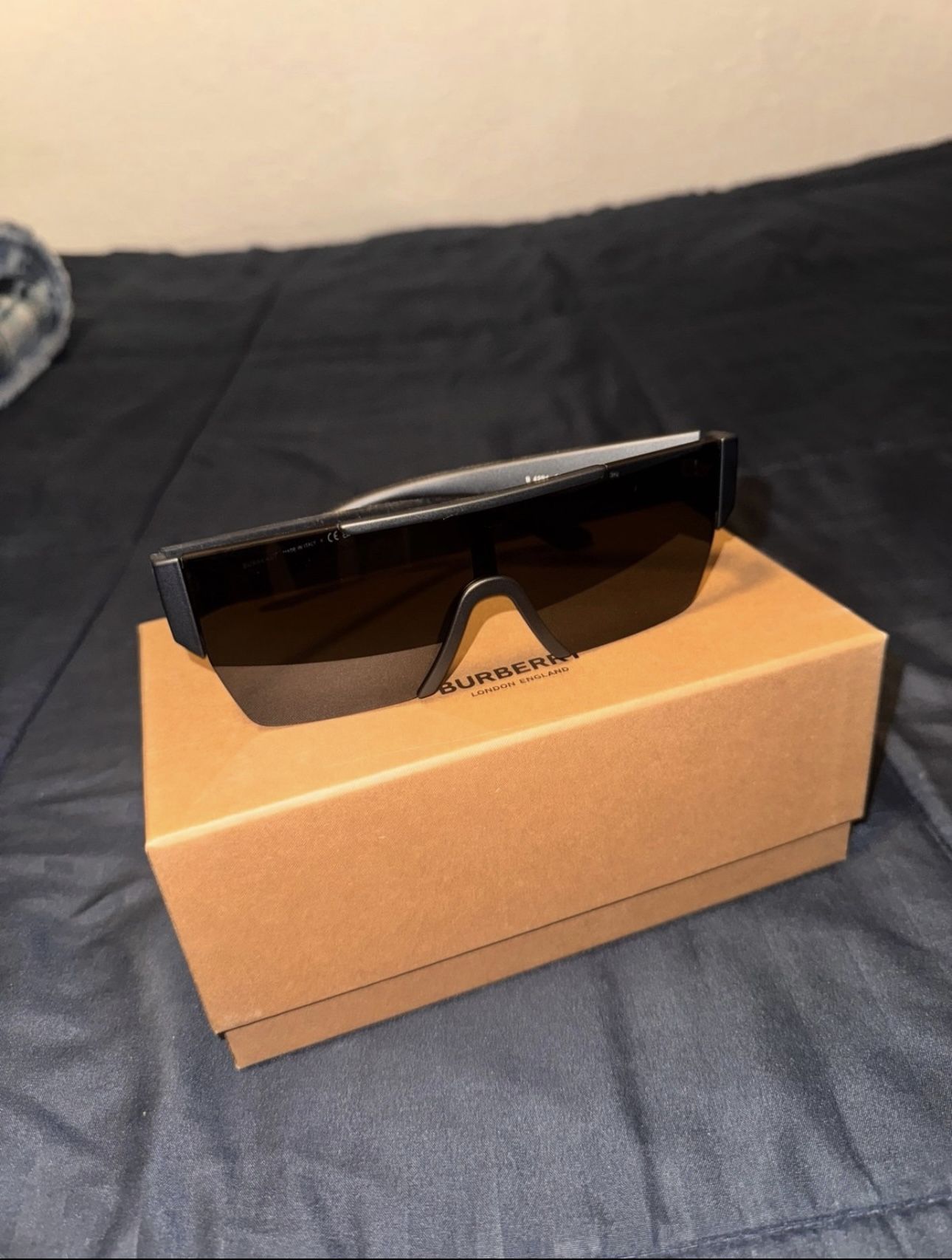 Burberry Men’s shield sunglasses