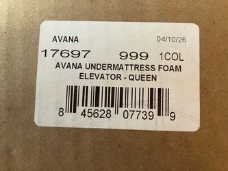 Avana Queen 7” Mattress Elevator – Brand New in Box