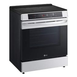 LG
6.3 cu. ft. Smart 4 Element Induction Slide-In Range with Convection, Air Fry and EasyClean, PrintProof Stainless Steel