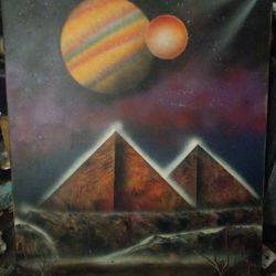 Pink Floyd-esque Type Painting