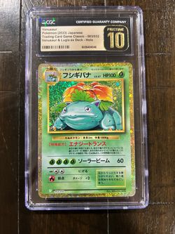 Venusaur [Pristine 10] CGC Graded Holo 003/032 CLF Classic 2023 Pokemon 🍃🍃