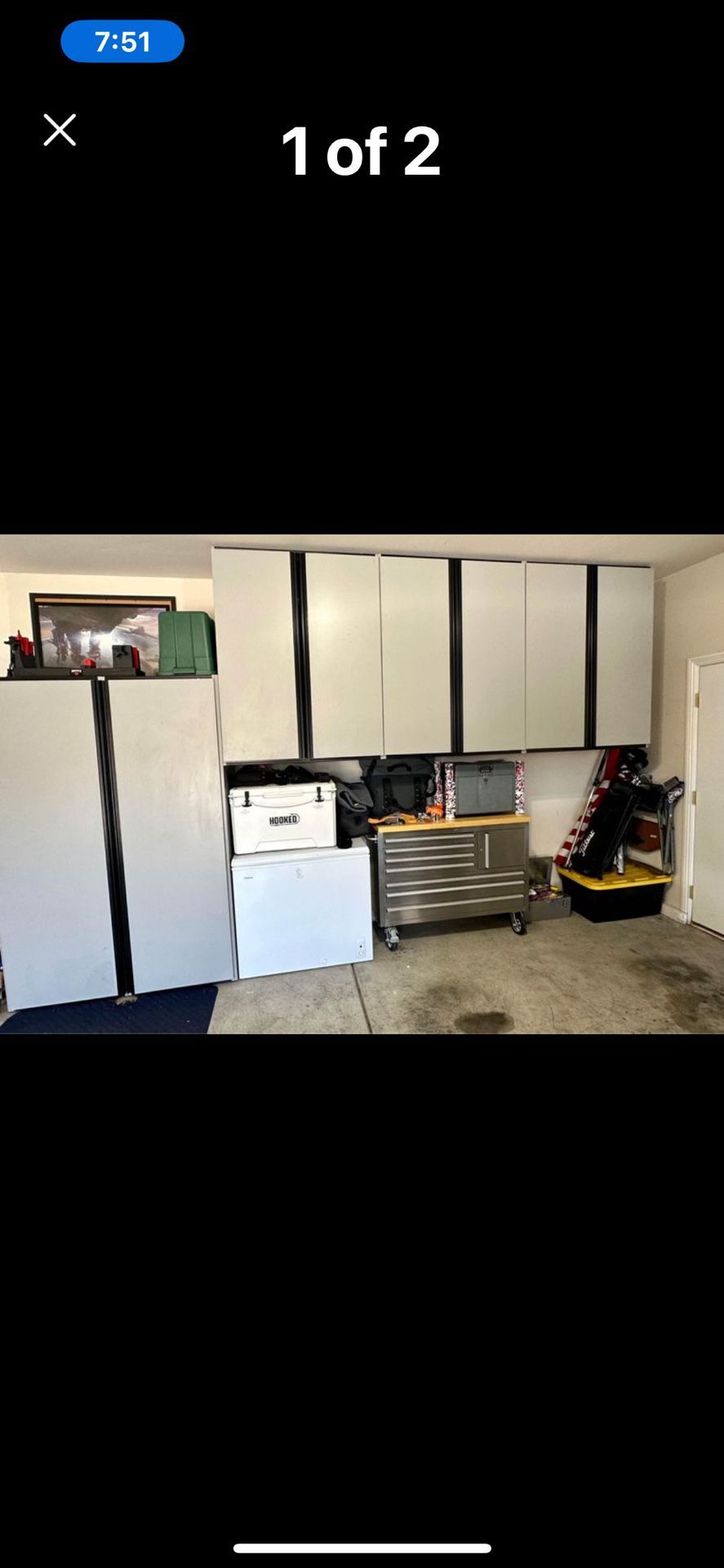 Storage.  Garage Cabinets